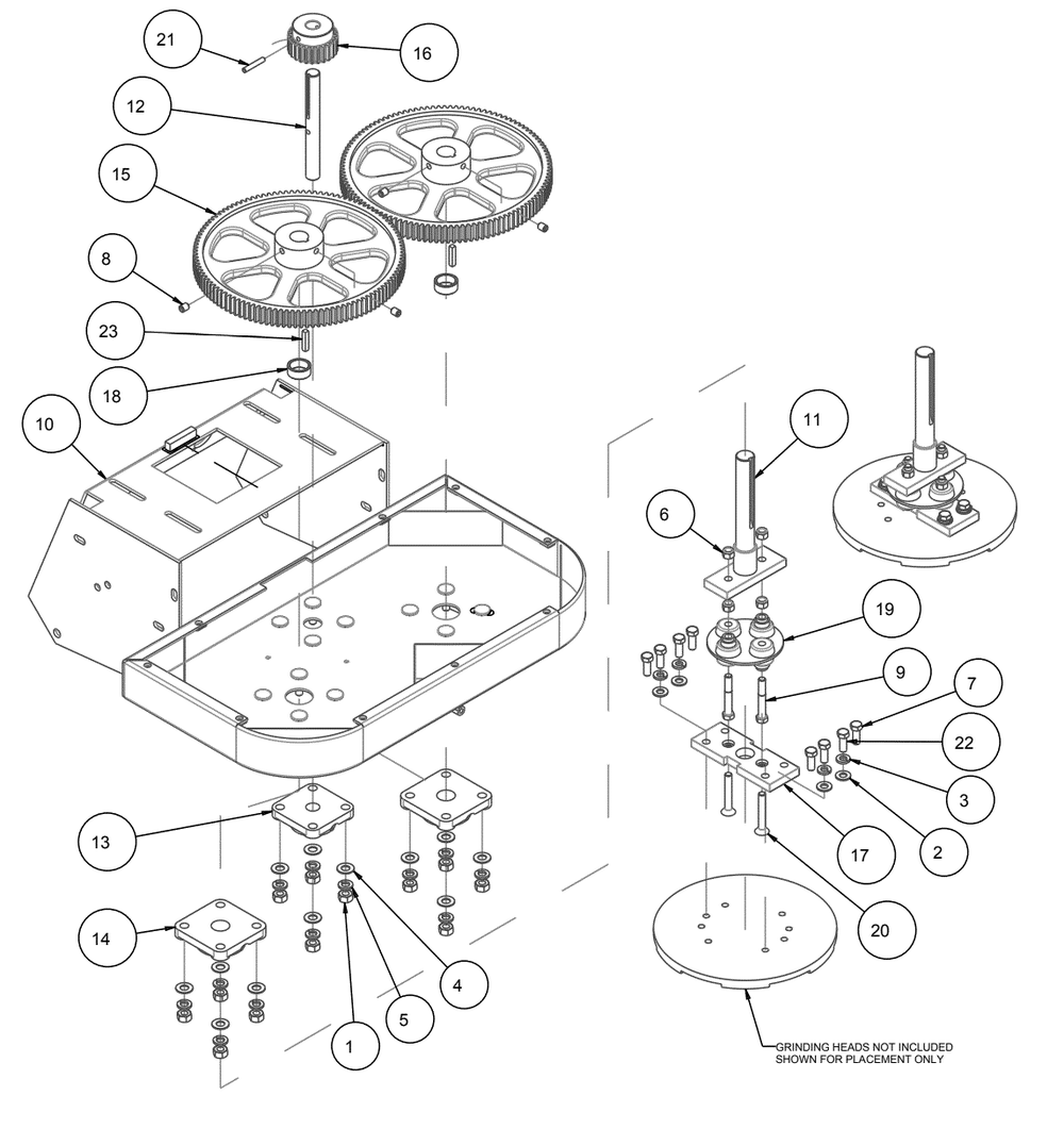 Section 02 Diagram and Parts List for DDG-5 158780 MK Diamond Grinder